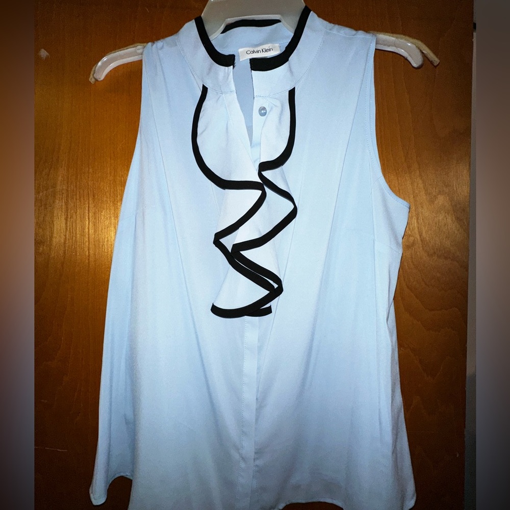 Calvin Klein sleeveless blouse